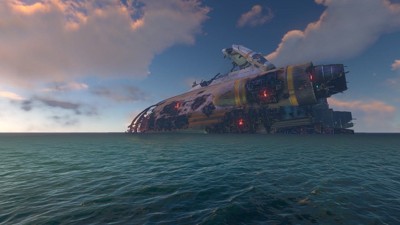 Фото космического корабля аврора Subnautica #7 поход на аврору - YouTube