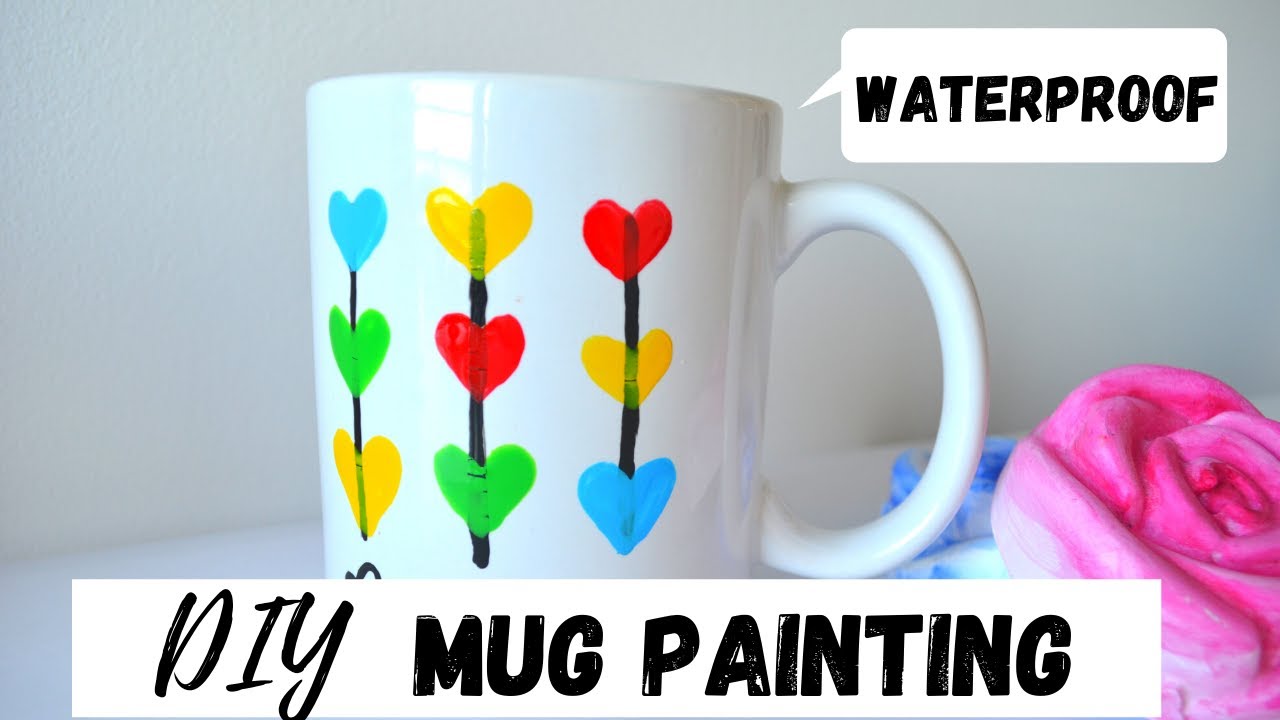 How to paint a mug: Master-Class for painting mugs & painted cups