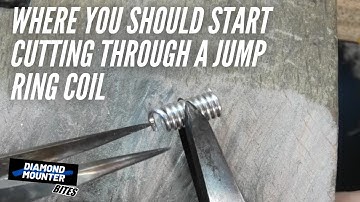 Where to Cut Through a Jump Ring Coil