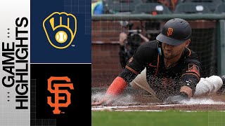 Brewers vs. Giants Game Highlights (5\/6\/23) | MLB Highlights