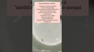 Resep Bakwan Khas Malang 