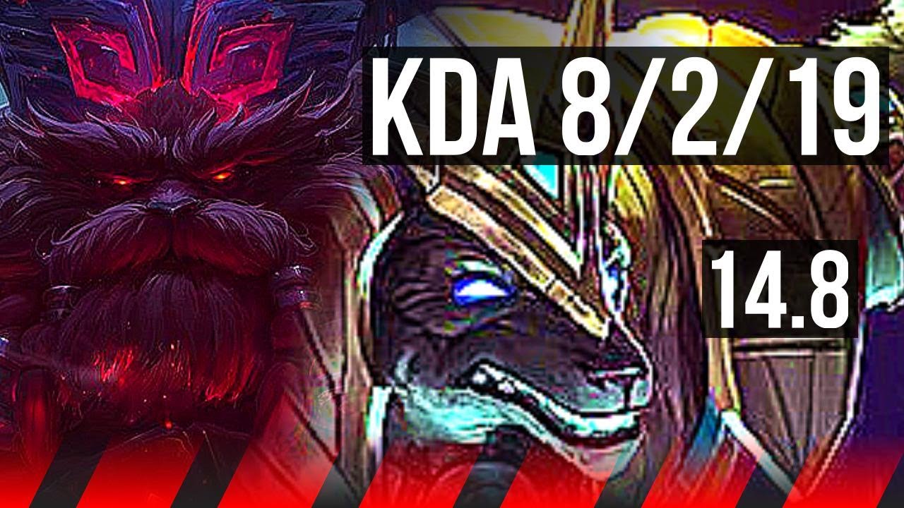 ORNN vs NASUS (TOP) 8/2/19, Rank 9 Ornn, Godlike JP Master 14.8