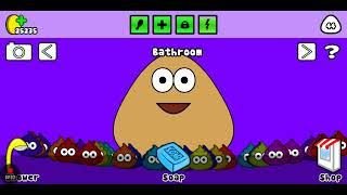 Pou Mod And Hack Gameplay Part 30 | Android Mobile Game No Level 1000 | Landscape Mode