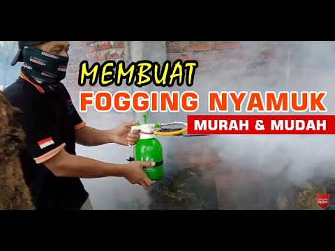 Cara membuat  Mesin  Fogging Nyamuk dari  semprotan Burung 