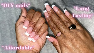 DIY GEL X NAILS/PRESS ON NAILS AT HOME | BEGINNER FRIENDLY