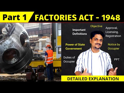 Factories Act 1948 | Ep:1