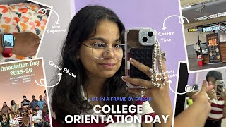 College Orientation Day  🎓 | First Day of College Vlog