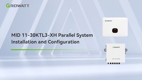 MID 11-30KTL3-XH Parallel System Installation and Configuration Guide