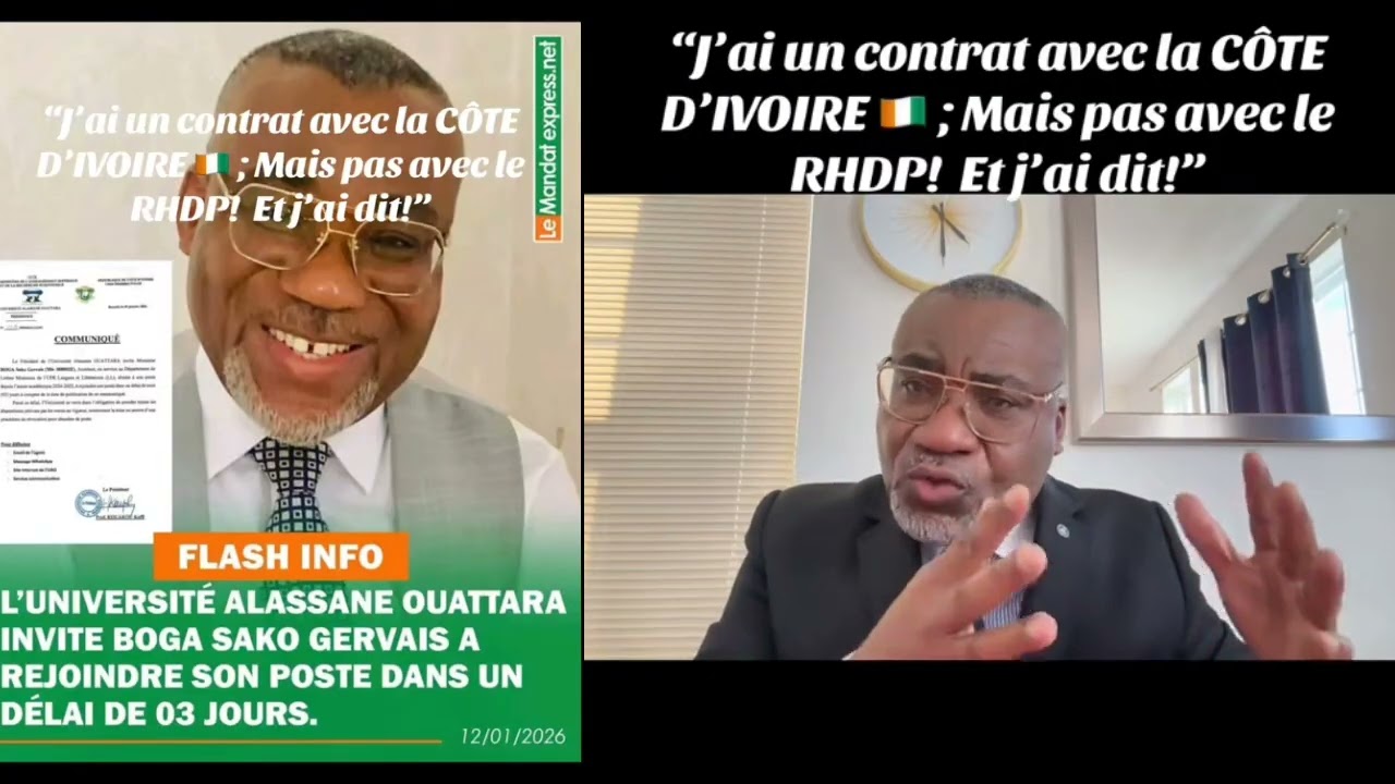 🔴 Le RDR s'attaque à Boga Sako Gervais !...