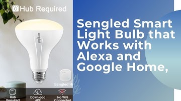 Sengled Smart Light Bulb that Works with Alexa and Google Home,