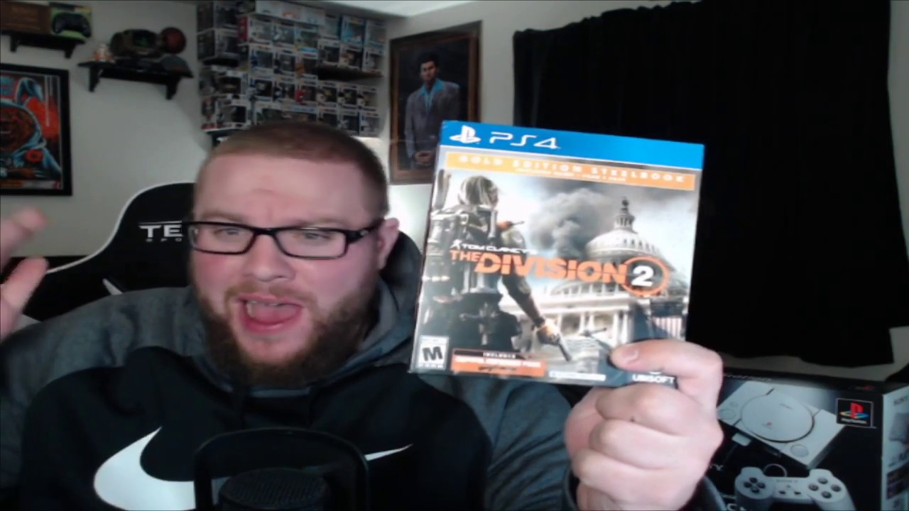 The Division 2 Gold Edition Steelbook Unboxing Ps4 Youtube