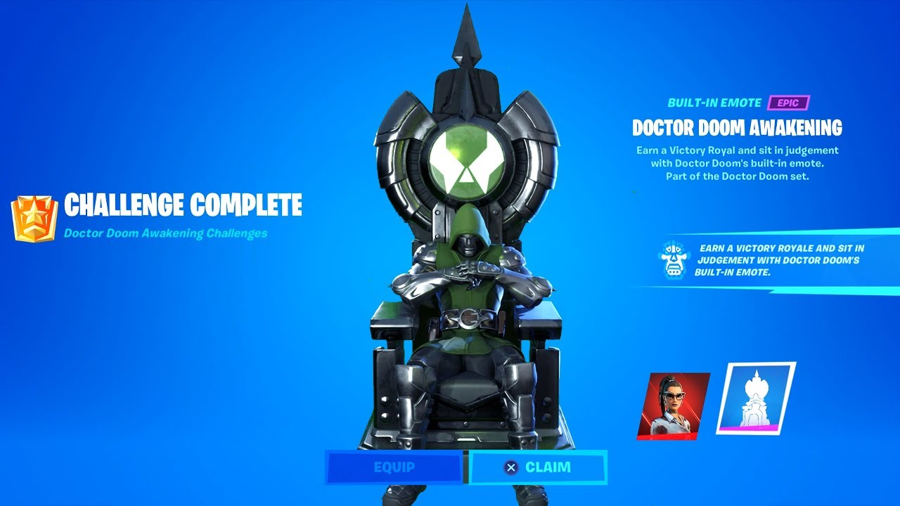 Featured image of post Dr Doom Awakening Challenges Fortnite For this fortnite doctor doom awakening challenge you ll have to emote as doctor doom during a victory royale