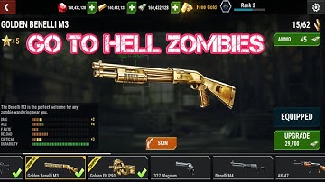 Dead Target Gameplay | Dead Target Golden Benelli M3 Gun | Dead Target Golden FN P90 Gun