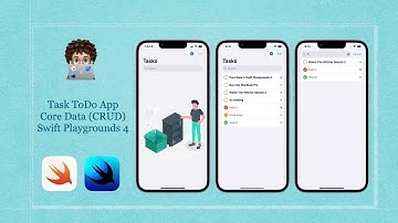 Task ToDo app with Core Data (CRUD operations) - Swift Playgrounds 4