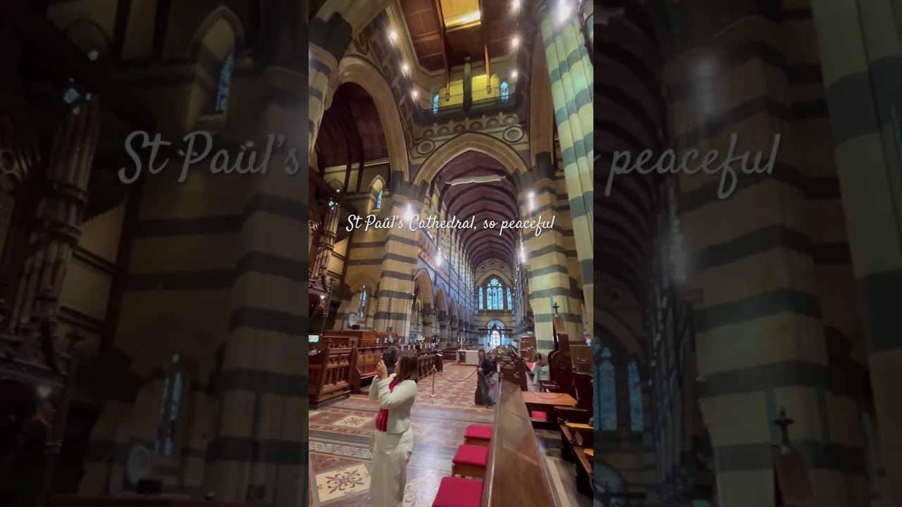 St Paul’s Cathedral Melbourne, so peaceful 