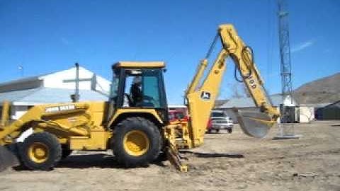 Start up procedures   Backhoe