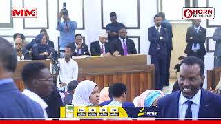 Muqdisho- Booskii Senator Dubbe Baneeyay Oo Loo Dhaariyay Cabdiraxmaan Bare