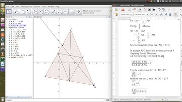 Sample problem on Ceva