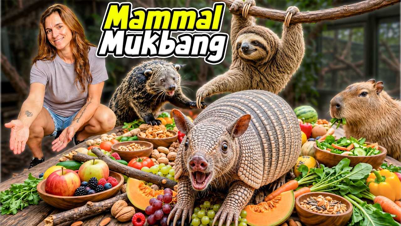 I Made a GIANT Feast For All Our Mammals!