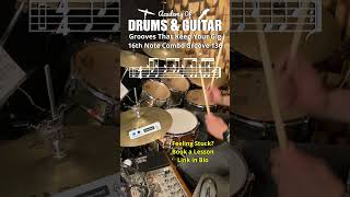 Grooves That Keep Your Gig 16th Note Combo Groove 136 #dailydrumgroove #drumshorts