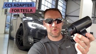 grillen Aanpassing Om toestemming te geven Got the CCS Adapter from Tesla - YouTube