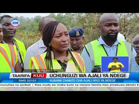 Mabaki Ya Ajali Ya Ndege Kwale Yametolewa Huku Uchunguzi Ukiendelea