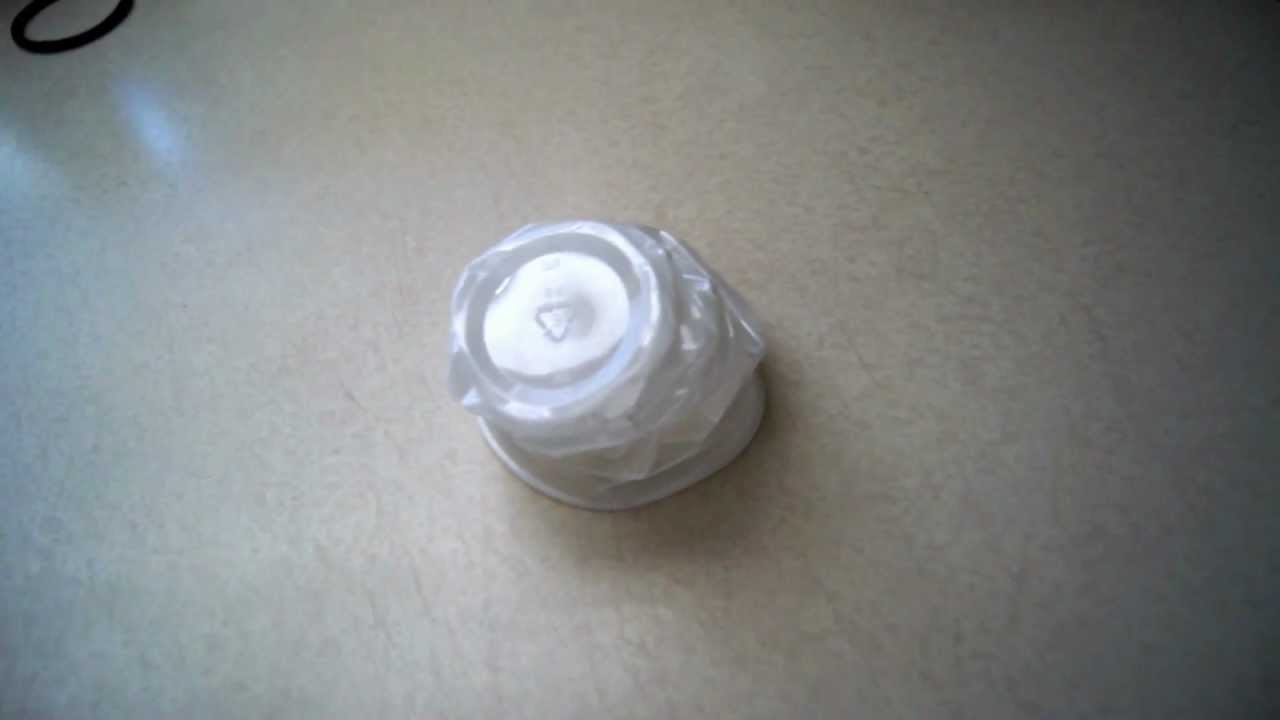 How To Crush A Plastic Cup With Your Hand