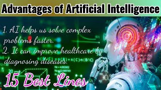 Advantages of Artificial Intelligence | Artificial Intelligence benefits | in English