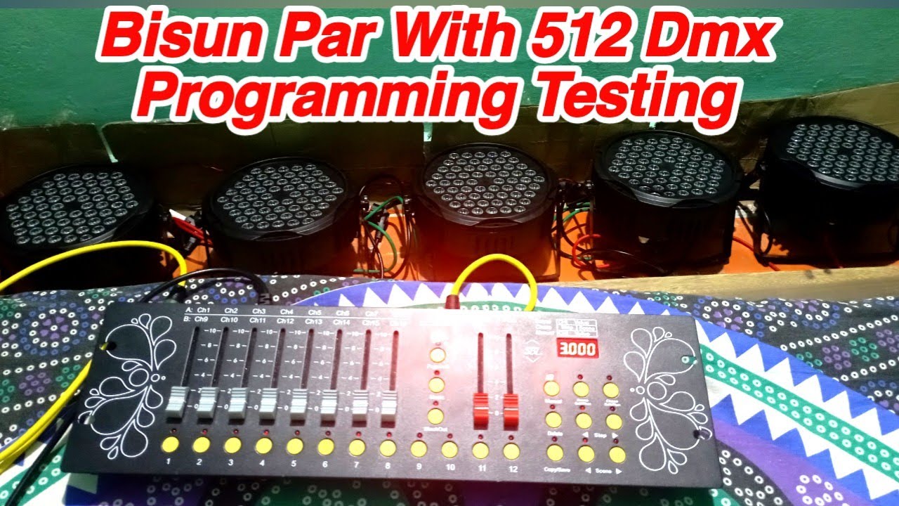 Par Light Programming With DMX - 512 // Tanmay Self Creation // - YouTube