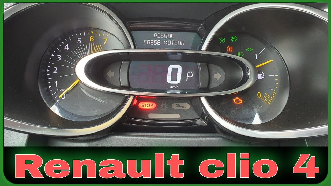 Défaut ( probleme casse moteur) Renault Clio 4