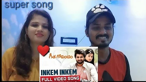 inkem inkem song ❤️ reaction |Geetha Govindam |Vijay Deverakonda | Rashmika Mandanna 💞