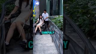 Everyone Ignored Woman on The wheelchair Until a Hero Did This