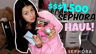$1,500 HUGE SEPHORA HAUL!!! | 20% VIB Rouge Discount | 2017