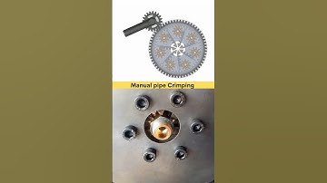 Manual Pipe Crimping #mechanism #cad #3ddesign #3danimation @3dcadpanda