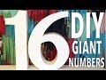 DIY Giant Numbers | How To | Large 3D Letters and Numbers