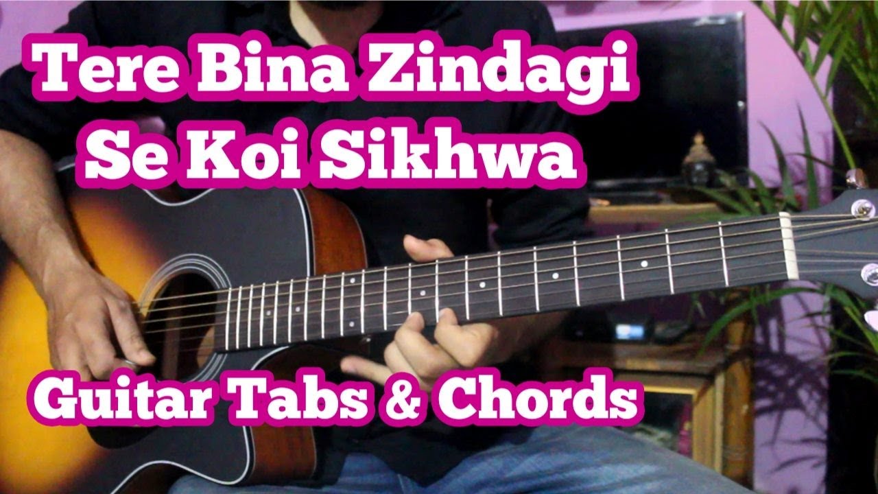 Tere Bina Zindagi Se KoiAandhi   Guitar Tabs  Chords  Kishore Kumar Lata Mangeshkar