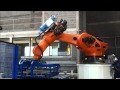 Block machine Q12HP with robotic solution