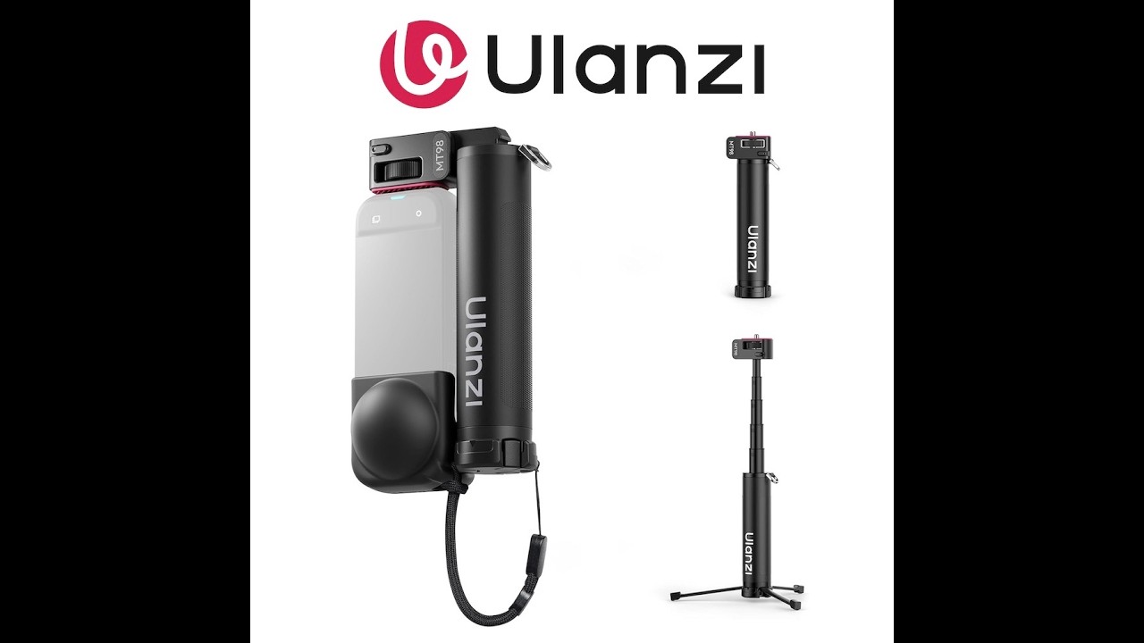 Ulanzi MT98 Foldable Tripod Selfie Stick for Insta360 X5 X4