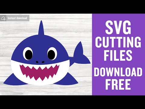 Daddy Shark Baby Shark SVG Free Cut Files for Cricut Silhouette