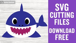Download Daddy Shark Baby Shark Svg Free Cut Files For Cricut Silhouette Youtube SVG, PNG, EPS, DXF File