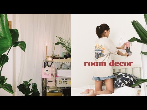 ROOM DECOR 방꾸미기 VLOG #2 • 철제선반 DIY, 크리스마스 전구, 포스터 붙이기 | kinda cool