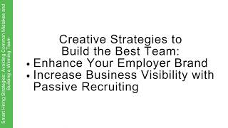 Avoid These Common Hiring Mistakes: Tips for Building a Stellar Team