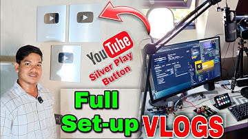 My Full Set-up ! तीन Silver Play button Set-up ! #youtubecreatoraward ! Indra Vlogs @ManojDey