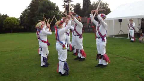 Morris dance in Botley Jenny Lind with sticks