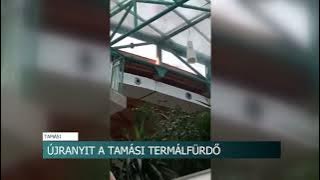 Újranyit a Tamási Termálfürdő - hamarosan újra élvezhetik a gyógyvíz jótékony hatását a vendégek