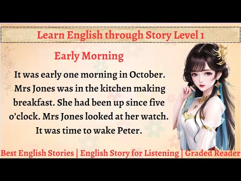 Learn English through Story - Level 1|| Best English Story for Listening || Graded Reader