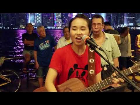 紅日 李克勤 cover LOOP 组合 @ TST Busking 18/09/01