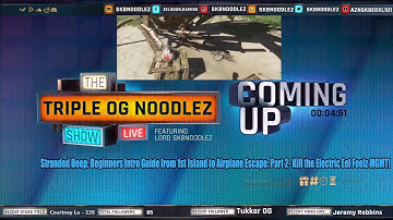 Stranded Deep: Beginners Intro Guide from 1st Island to Airplane Escape: Part 2- Kill the Electri...