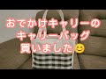 おでかけキャリーにぴったりのキャリーバッグ購入しました