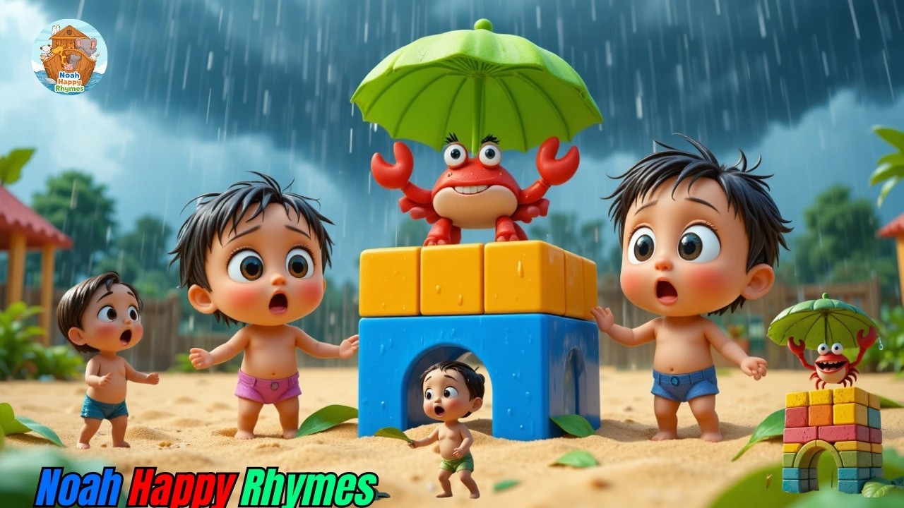 Oh No, It’s Raining! Fun Nursery Songs Collection 🌧️